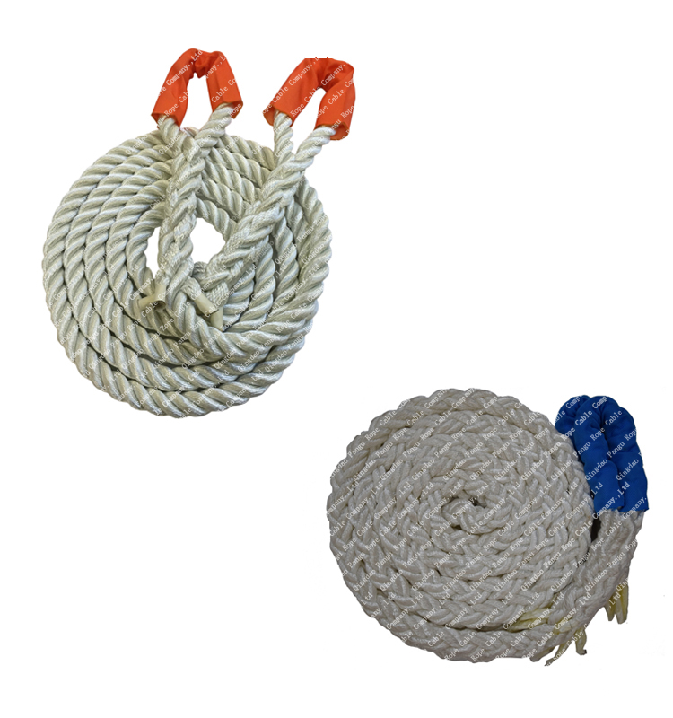 pangu 3 strand nylon kinetic recovery rope